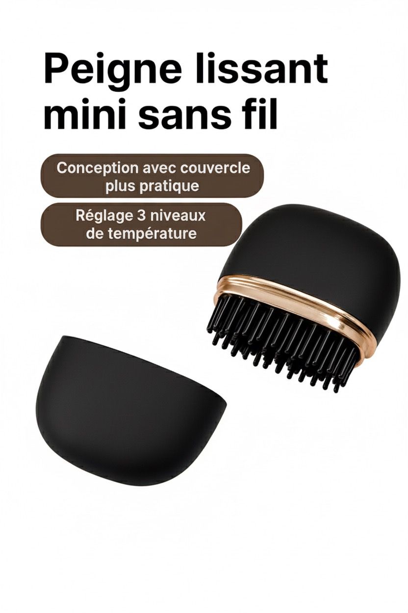 Peigne Lissant Mini Sans Fil